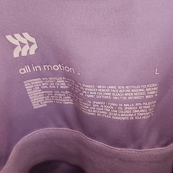 Lavender Athletic Dress, Large - Picture 2 of 9